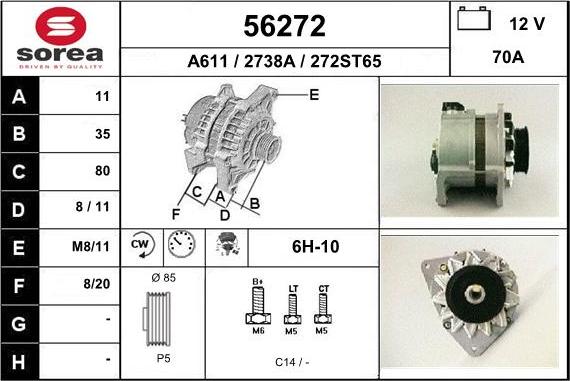 EAI 56272 - Alternateur cwaw.fr