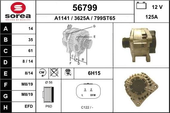 EAI 56799 - Alternateur cwaw.fr