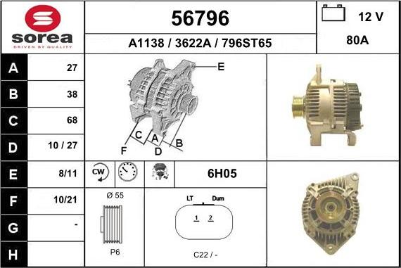 EAI 56796 - Alternateur cwaw.fr