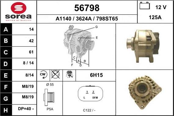 EAI 56798 - Alternateur cwaw.fr