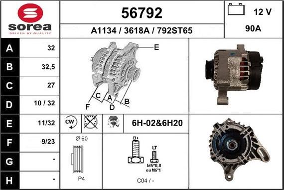 EAI 56792 - Alternateur cwaw.fr