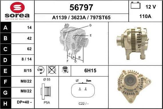 EAI 56797 - Alternateur cwaw.fr