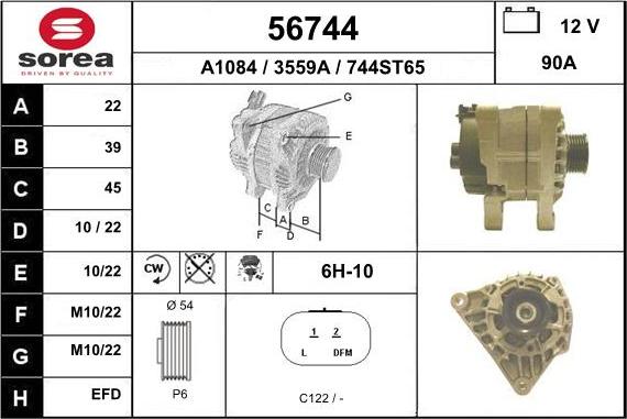 EAI 56744 - Alternateur cwaw.fr