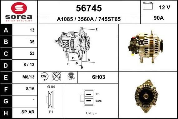 EAI 56745 - Alternateur cwaw.fr