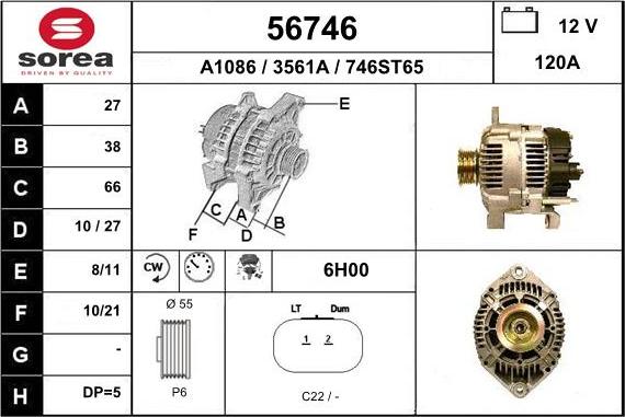 EAI 56746 - Alternateur cwaw.fr