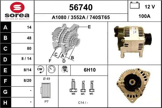 EAI 56740 - Alternateur cwaw.fr