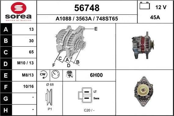 EAI 56748 - Alternateur cwaw.fr