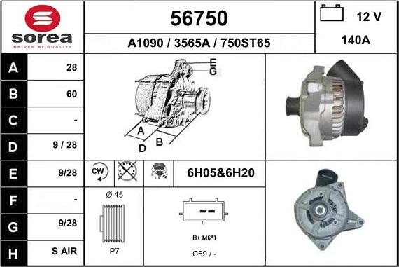 EAI 56750 - Alternateur cwaw.fr