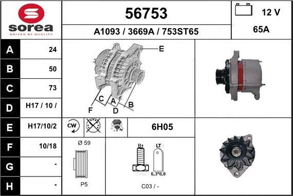 EAI 56753 - Alternateur cwaw.fr