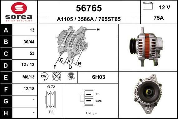 EAI 56765 - Alternateur cwaw.fr