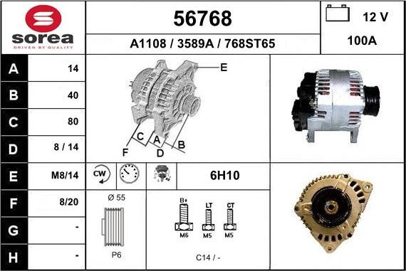 EAI 56768 - Alternateur cwaw.fr