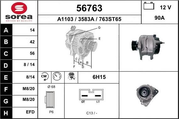 EAI 56763 - Alternateur cwaw.fr