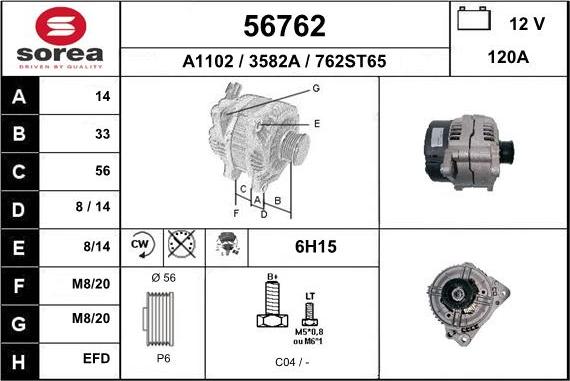 EAI 56762 - Alternateur cwaw.fr