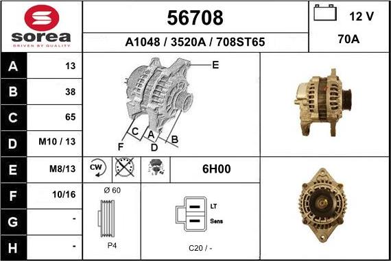 EAI 56708 - Alternateur cwaw.fr