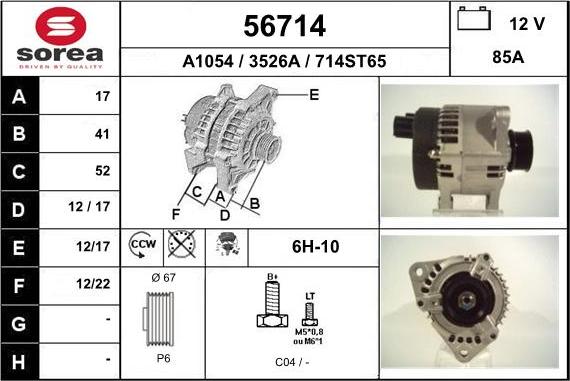 EAI 56714 - Alternateur cwaw.fr