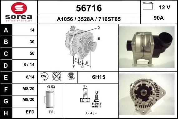 EAI 56716 - Alternateur cwaw.fr