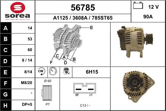 EAI 56785 - Alternateur cwaw.fr