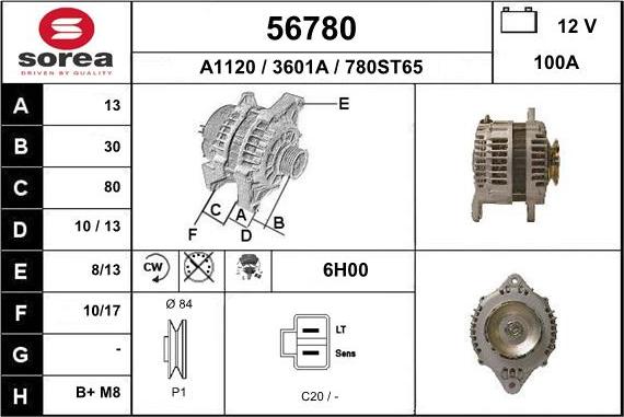 EAI 56780 - Alternateur cwaw.fr