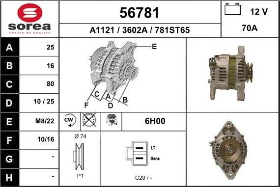 EAI 56781 - Alternateur cwaw.fr