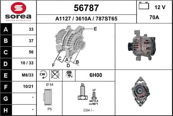 EAI 56787 - Alternateur cwaw.fr