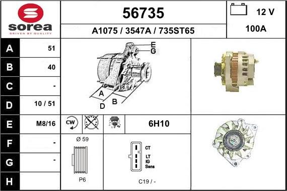 EAI 56735 - Alternateur cwaw.fr