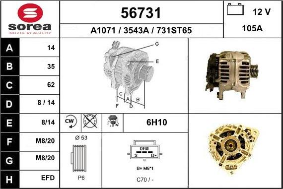 EAI 56731 - Alternateur cwaw.fr