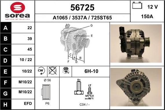 EAI 56725 - Alternateur cwaw.fr