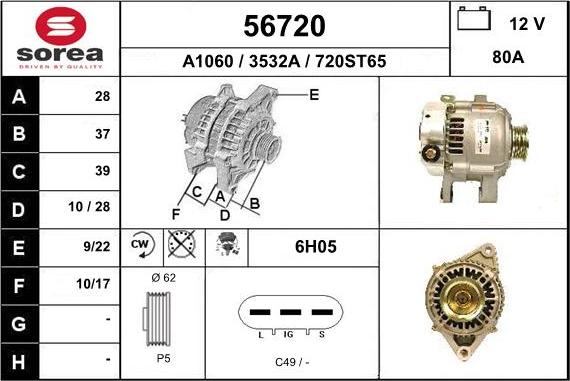 EAI 56720 - Alternateur cwaw.fr