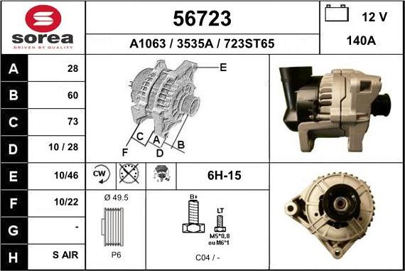 EAI 56723 - Alternateur cwaw.fr