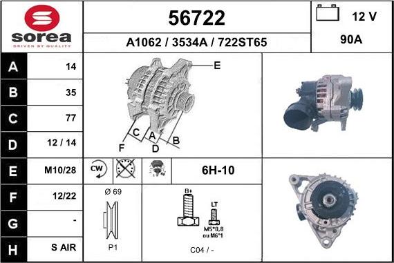 EAI 56722 - Alternateur cwaw.fr