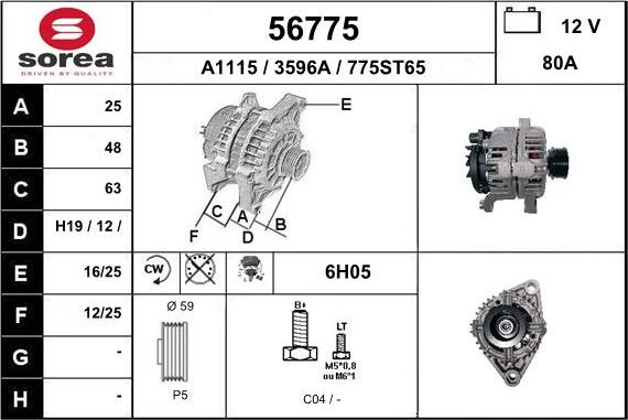 EAI 56775 - Alternateur cwaw.fr