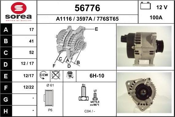 EAI 56776 - Alternateur cwaw.fr