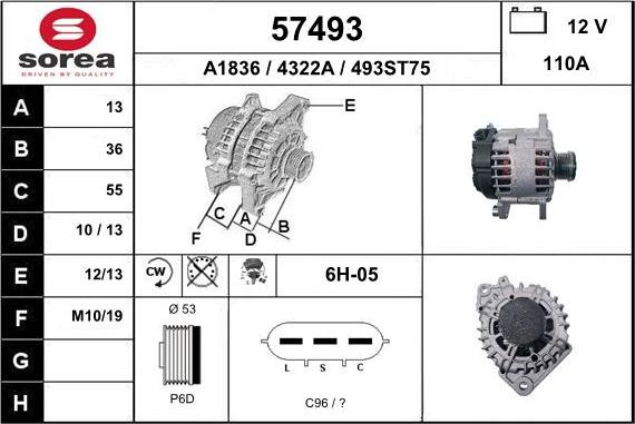 EAI 57493 - Alternateur cwaw.fr