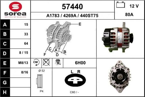 EAI 57440 - Alternateur cwaw.fr