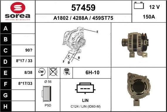 EAI 57459 - Alternateur cwaw.fr