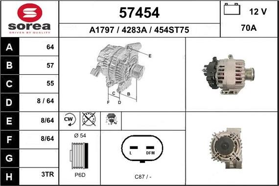 EAI 57454 - Alternateur cwaw.fr