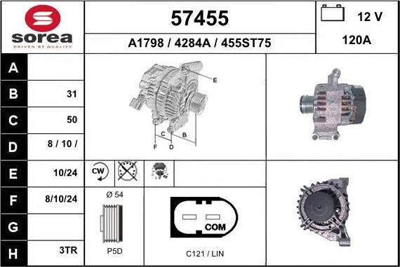 EAI 57455 - Alternateur cwaw.fr