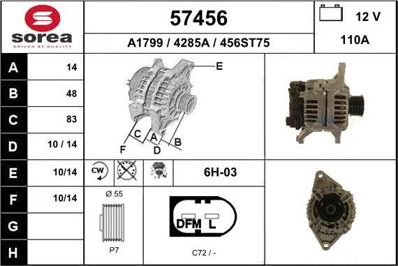 EAI 57456 - Alternateur cwaw.fr