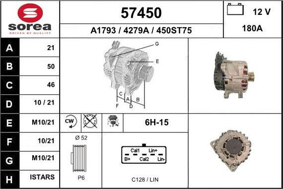 EAI 57450 - Alternateur cwaw.fr