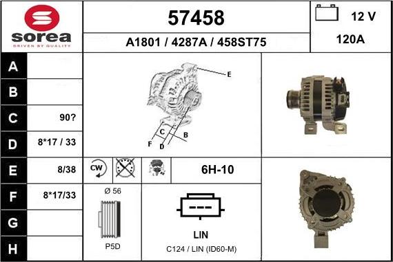 EAI 57458 - Alternateur cwaw.fr