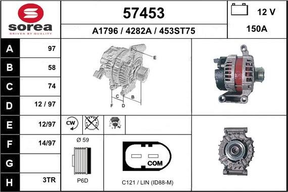 EAI 57453 - Alternateur cwaw.fr