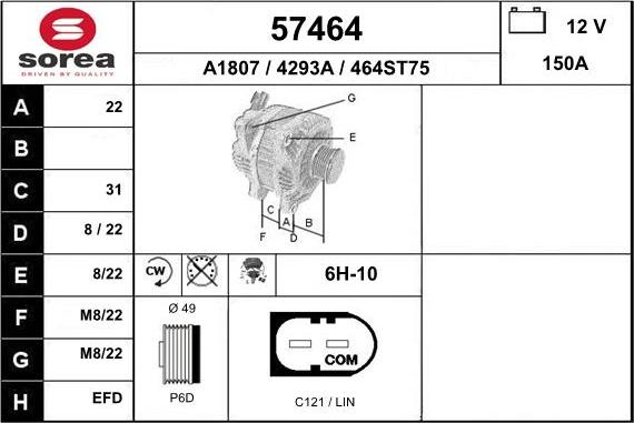 EAI 57464 - Alternateur cwaw.fr