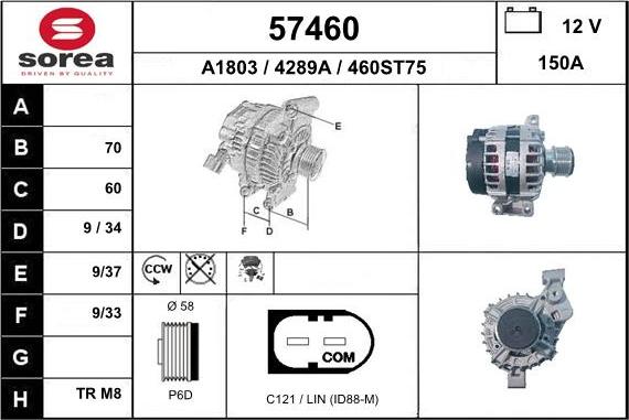 EAI 57460 - Alternateur cwaw.fr