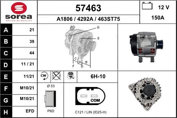 EAI 57463 - Alternateur cwaw.fr