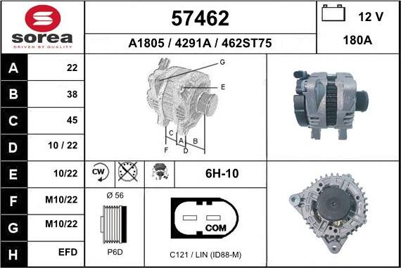 EAI 57462 - Alternateur cwaw.fr