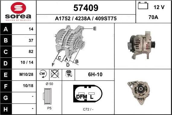 EAI 57409 - Alternateur cwaw.fr