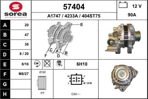 EAI 57404 - Alternateur cwaw.fr