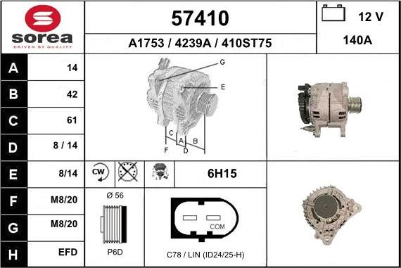 EAI 57410 - Alternateur cwaw.fr