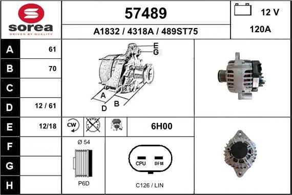 EAI 57489 - Alternateur cwaw.fr