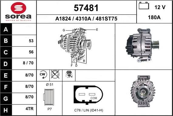 EAI 57481 - Alternateur cwaw.fr